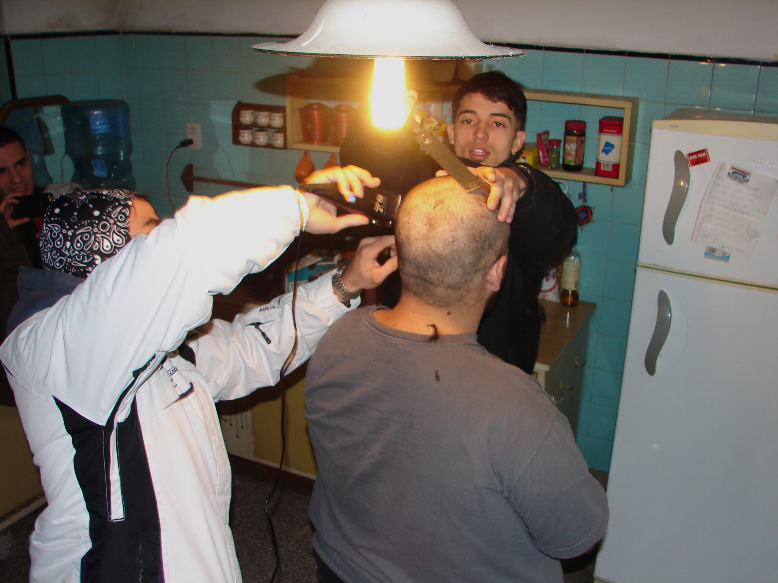 Foto en grabaciones de Lulo pelando a Tomás Screpis X MALIGNA Y SOSPECHOSA