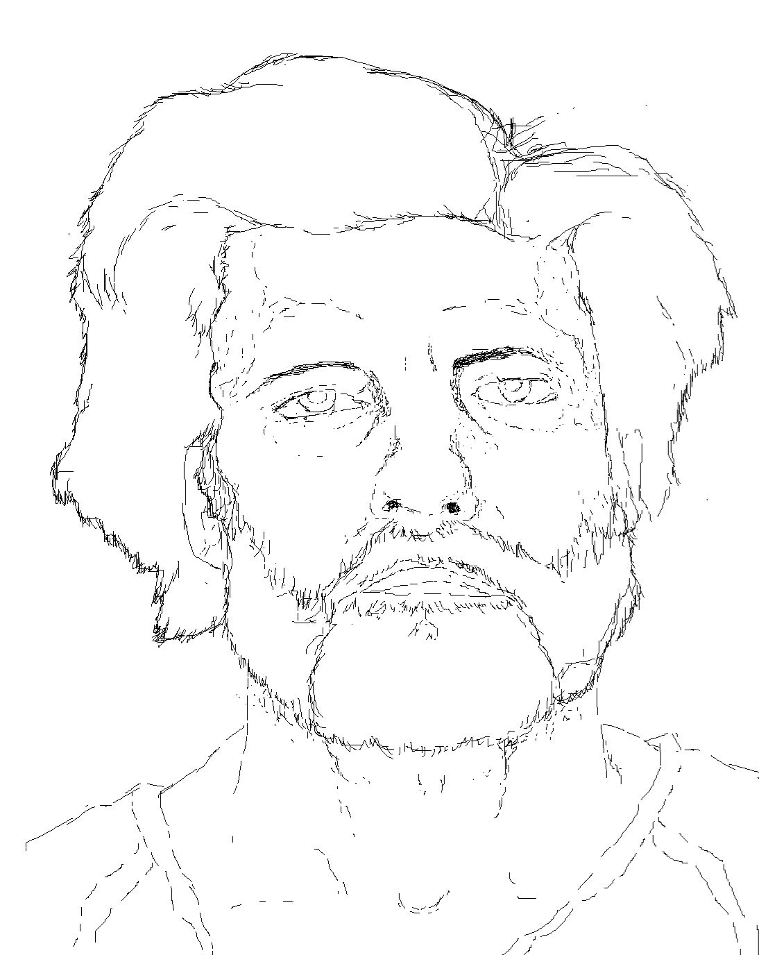 Dibujos de un tipo prendiendo una pipa y un perro X PRENSUTI